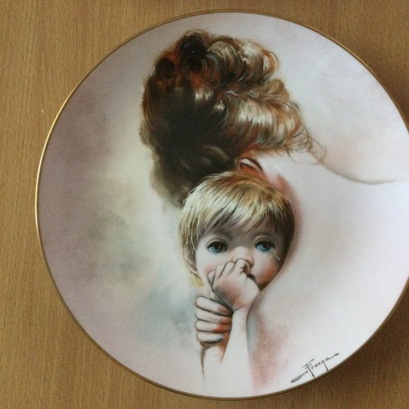 1982 OZZ FRANCA Collector Plate, Mother and Child Series “MOTHER'S LOVE” - Picture 1 of 5